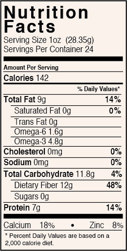 Whole Black Chia Seeds | Omega-3 & Calcium Superfood for Food Storage