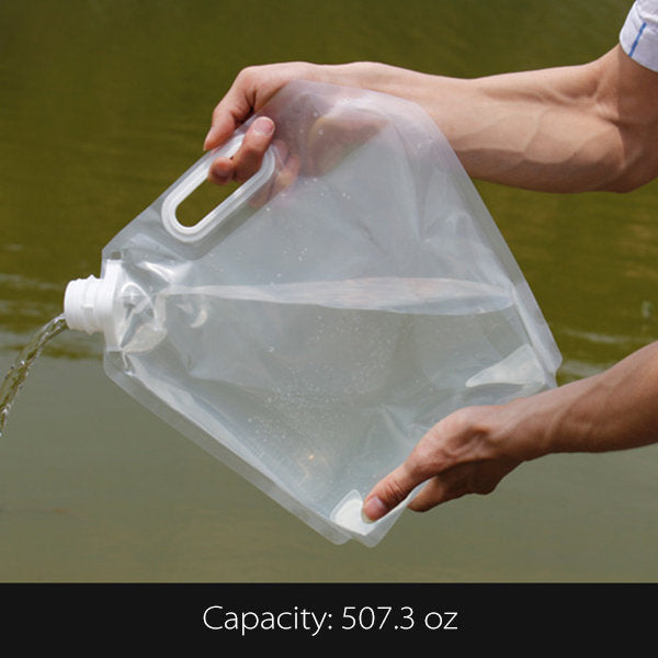 Collapsible Water Container | Portable Foldable Storage Jug for Camping & Emergency Use