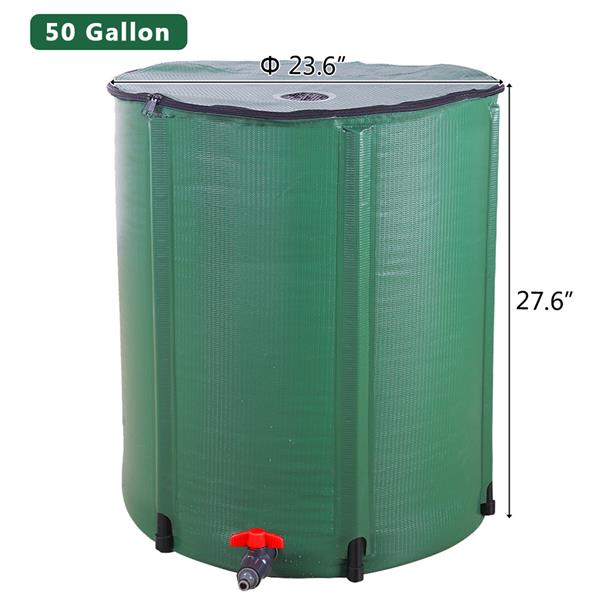 💧 Folding Rain Barrel | 50/66/100 Gallon | Rainwater Harvesting | Off-Grid Water Storage