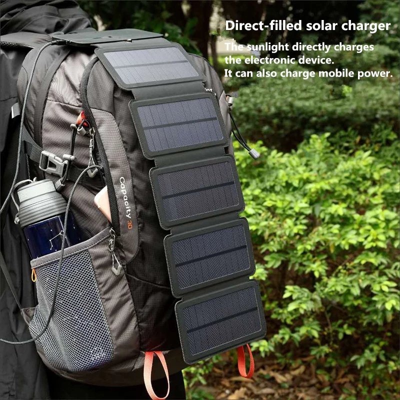 Folding Solar Charger | Portable Off-Grid Power for Devices & Batteries