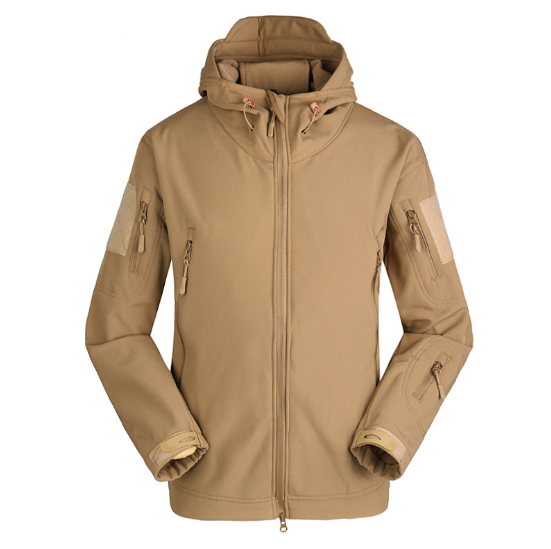 Men's Tactical Softshell Jacket | Windproof & Water-Resistant Military Outdoor Coat