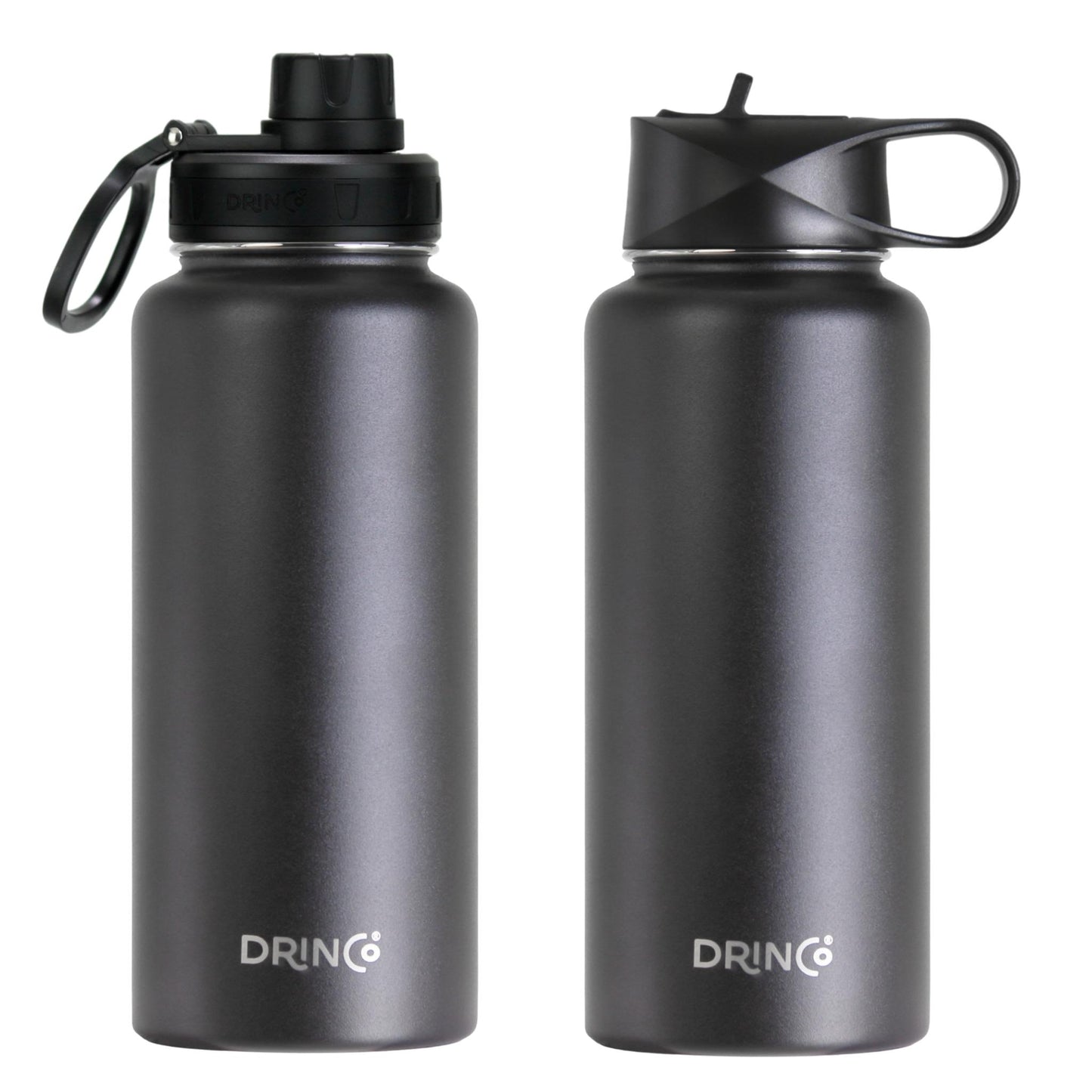 DRINCO® 32oz Double-Wall Vacuum Insulated Stainless Steel Water Bottle