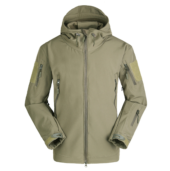 Men's Tactical Softshell Jacket | Windproof & Water-Resistant Military Outdoor Coat
