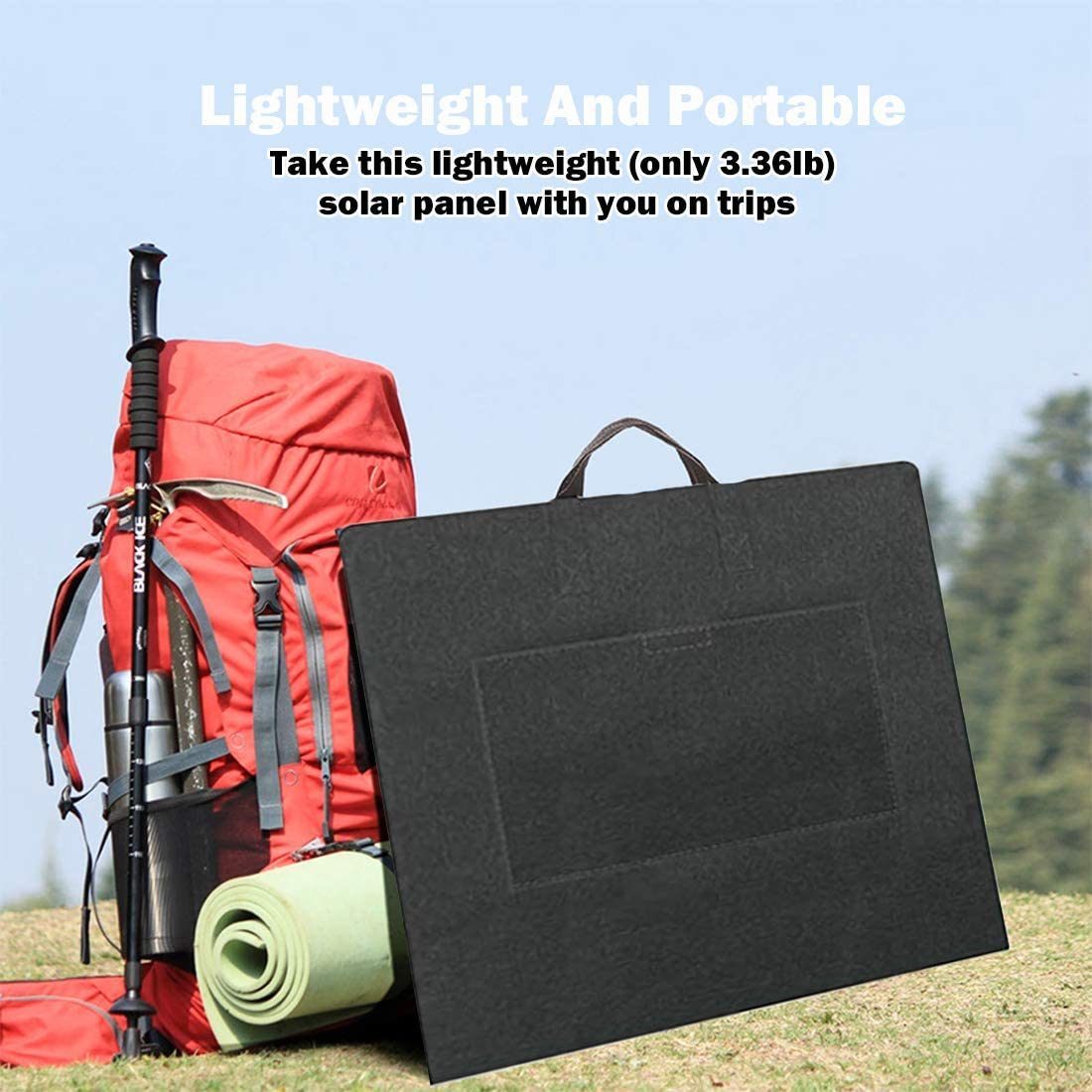50W 18V Portable Solar Panel | Off-Grid & Emergency Power