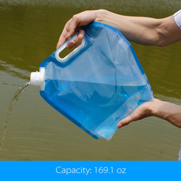 Collapsible Water Container | Portable Foldable Storage Jug for Camping & Emergency Use
