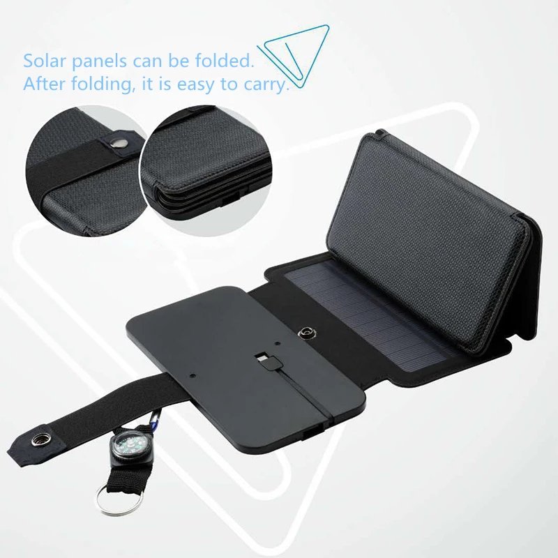 Folding Solar Charger | Portable Off-Grid Power for Devices & Batteries