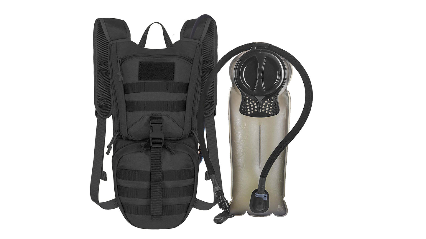 Tactical Hydration Backpack with 2.5L Insulated Water Bladder | MOLLE Compatible