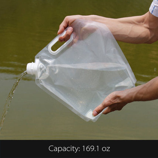 Collapsible Water Container | Portable Foldable Storage Jug for Camping & Emergency Use