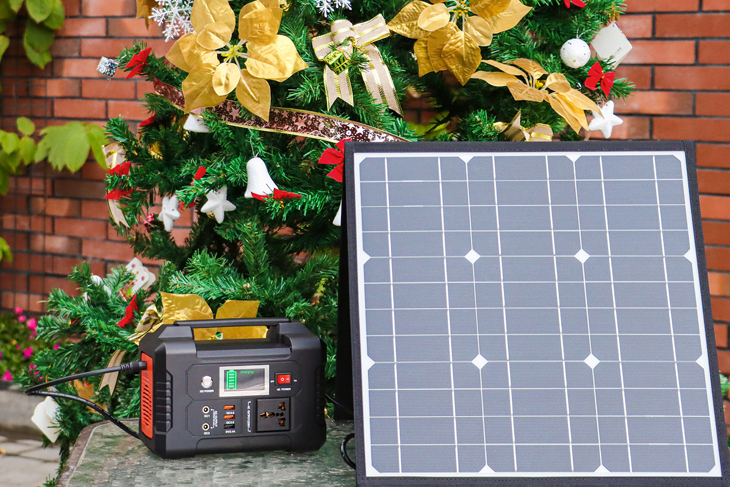 200W Portable Power Station + 50W Solar Panel Bundle – Complete Off-Grid Kit