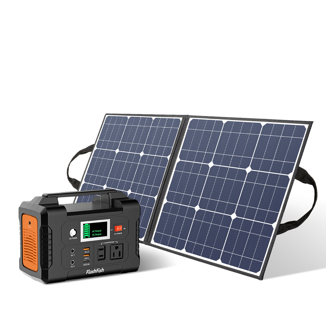 200W Portable Power Station + 50W Solar Panel Bundle – Complete Off-Grid Kit