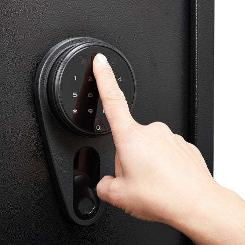 5-Rifle Biometric Gun Safe Cabinet | Fingerprint & Digital Keypad | Cold Rolled Steel