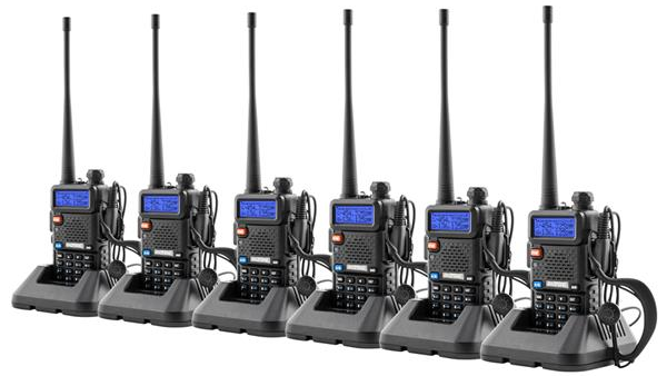 BAOFENG Dual Band Walkie Talkie Set – 6-Pack Two-Way Radio