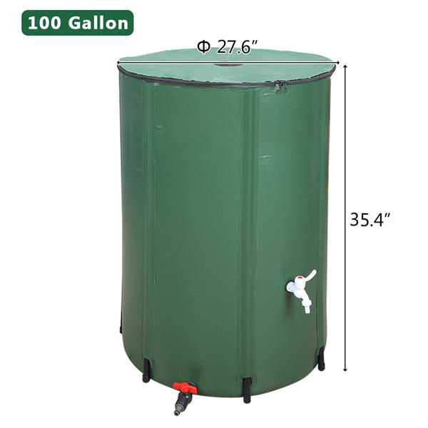 💧 Folding Rain Barrel | 50/66/100 Gallon | Rainwater Harvesting | Off-Grid Water Storage