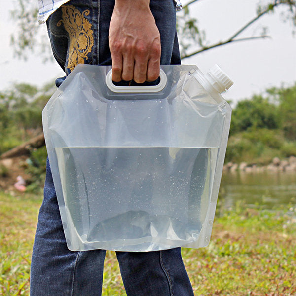 Collapsible Water Container | Portable Foldable Storage Jug for Camping & Emergency Use