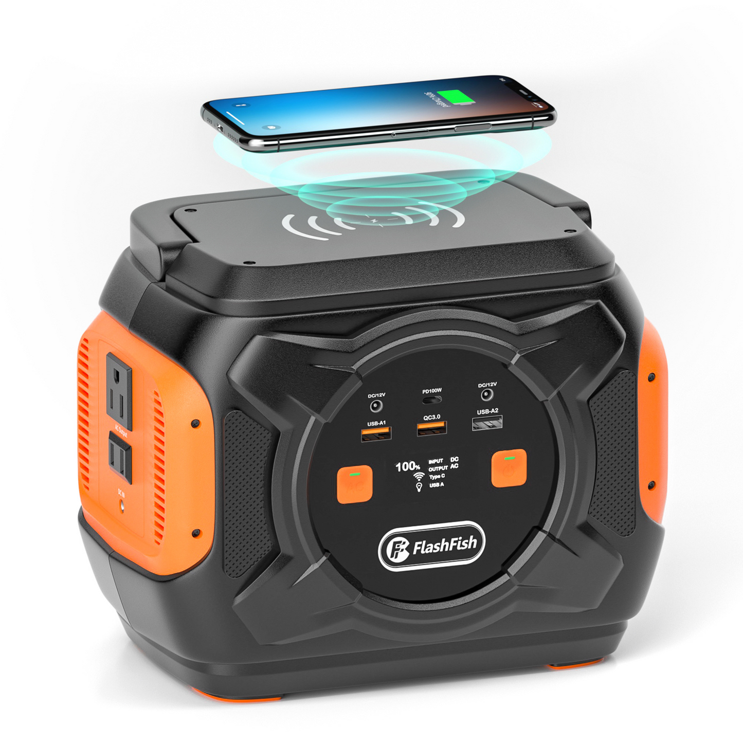 320W Portable Power Station with Wireless Charger | Off-Grid Emergency Solar Generator