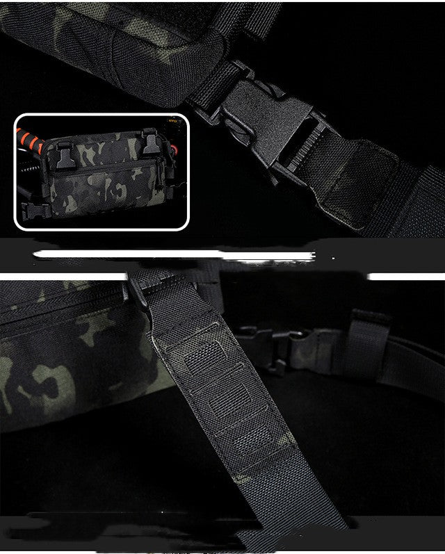 Tactical Combat Vest | Lightweight Camouflage Chest Rig for Field & Survival Use