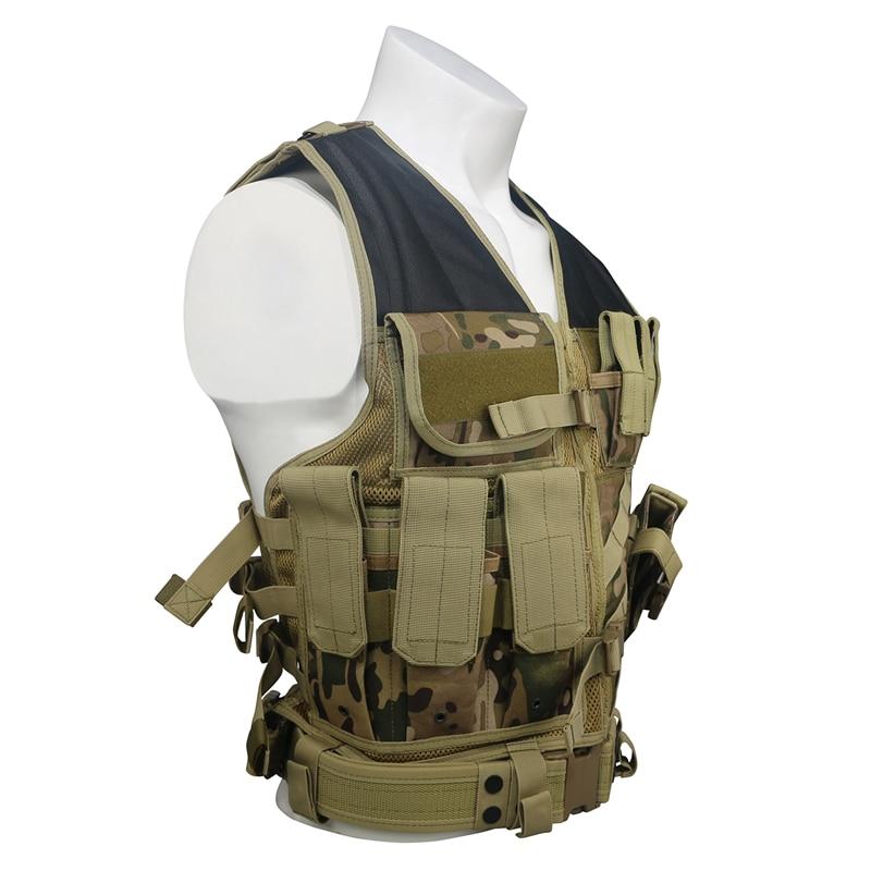 🧭 MOLLE Tactical Plate Carrier Vest | Airsoft Army Combat | CP Camo