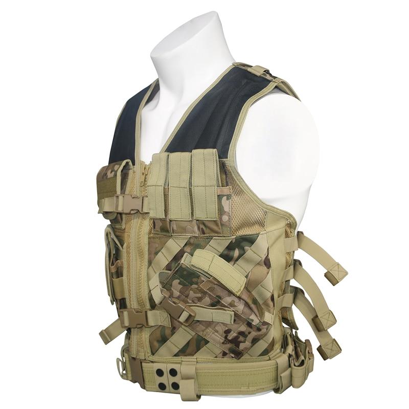 🧭 MOLLE Tactical Plate Carrier Vest | Airsoft Army Combat | CP Camo