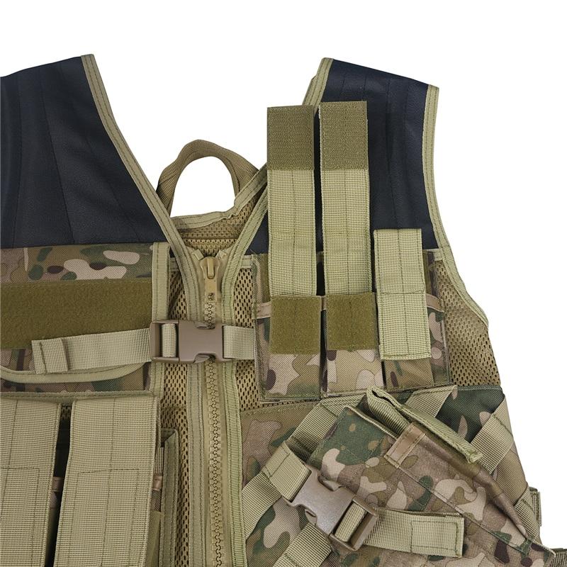 🧭 MOLLE Tactical Plate Carrier Vest | Airsoft Army Combat | CP Camo