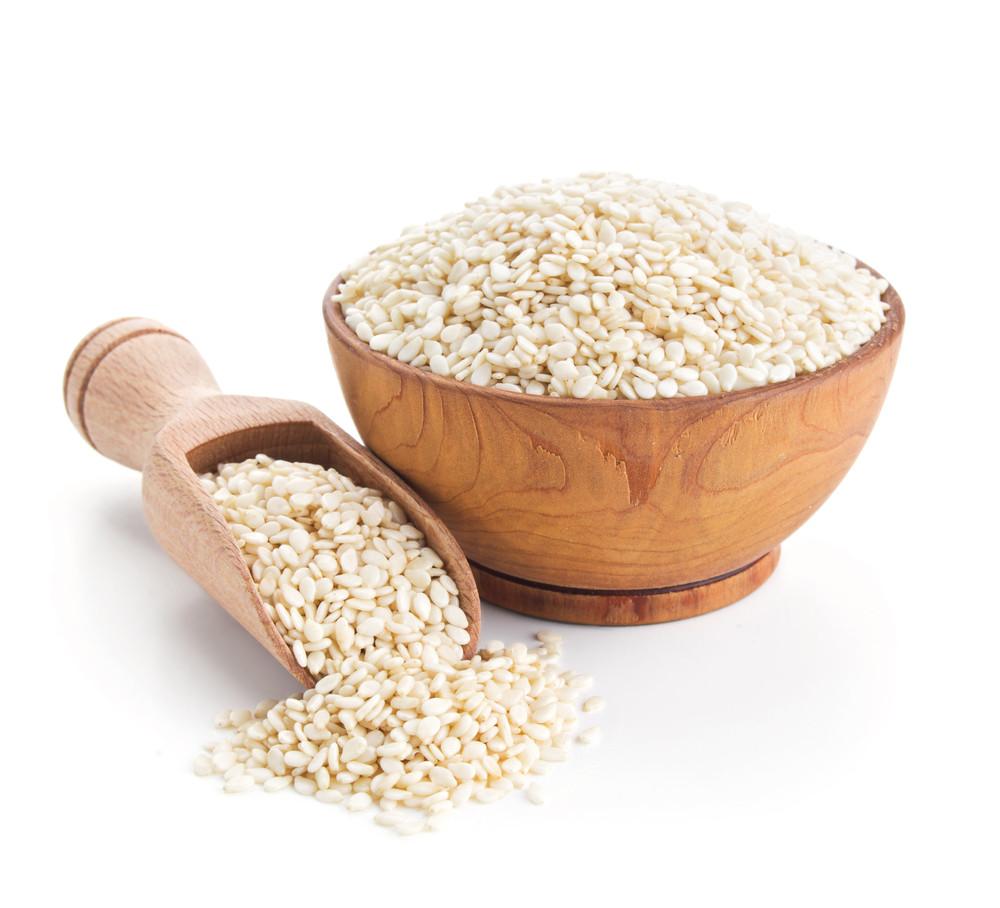 Raw Unhulled White Sesame Seeds | Calcium & Iron Superfood for Cooking & Food Storage
